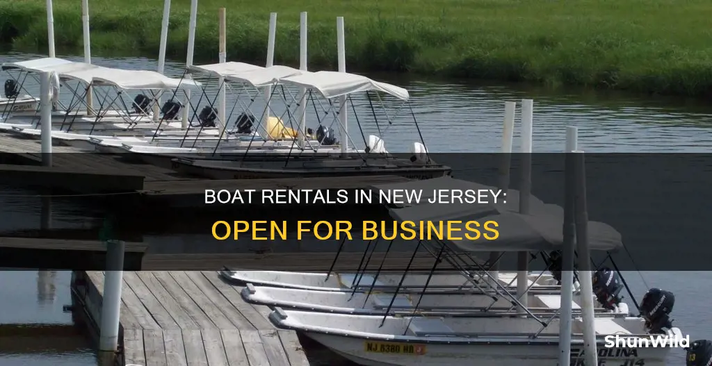 are boat rentals open in nj