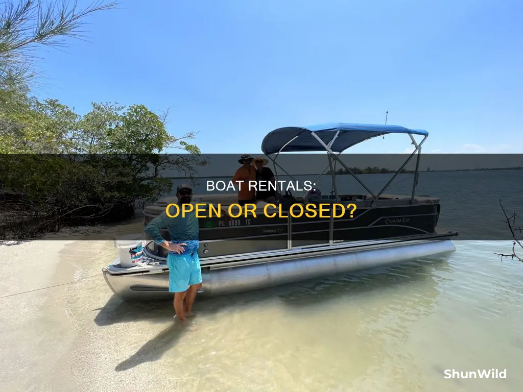 are boat rentals open