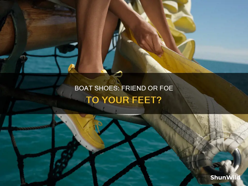 are boat shoes bad for your feet