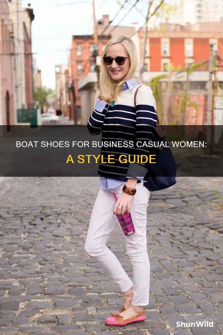 are boat shoes business casual female