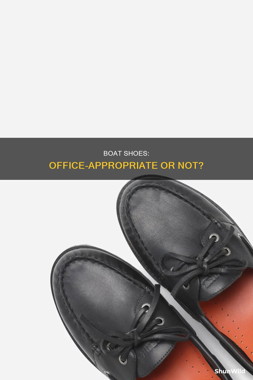 are boat shoes office appropriate