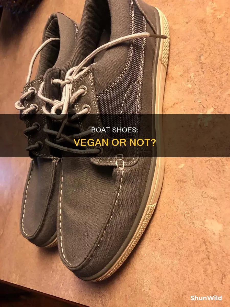 are boat shoes vegan