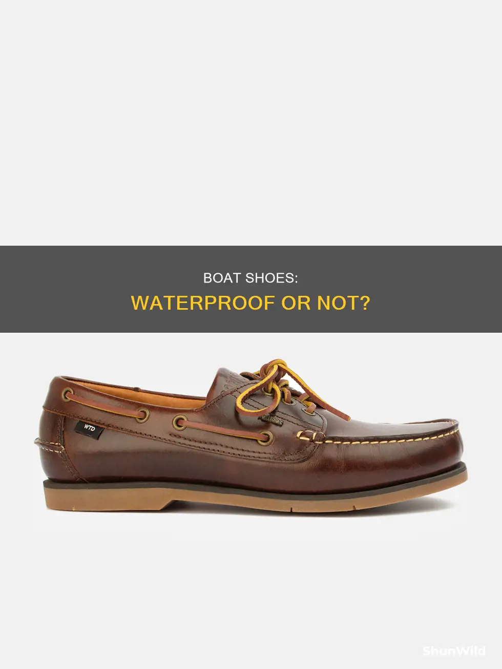 are boat shoes waterproof