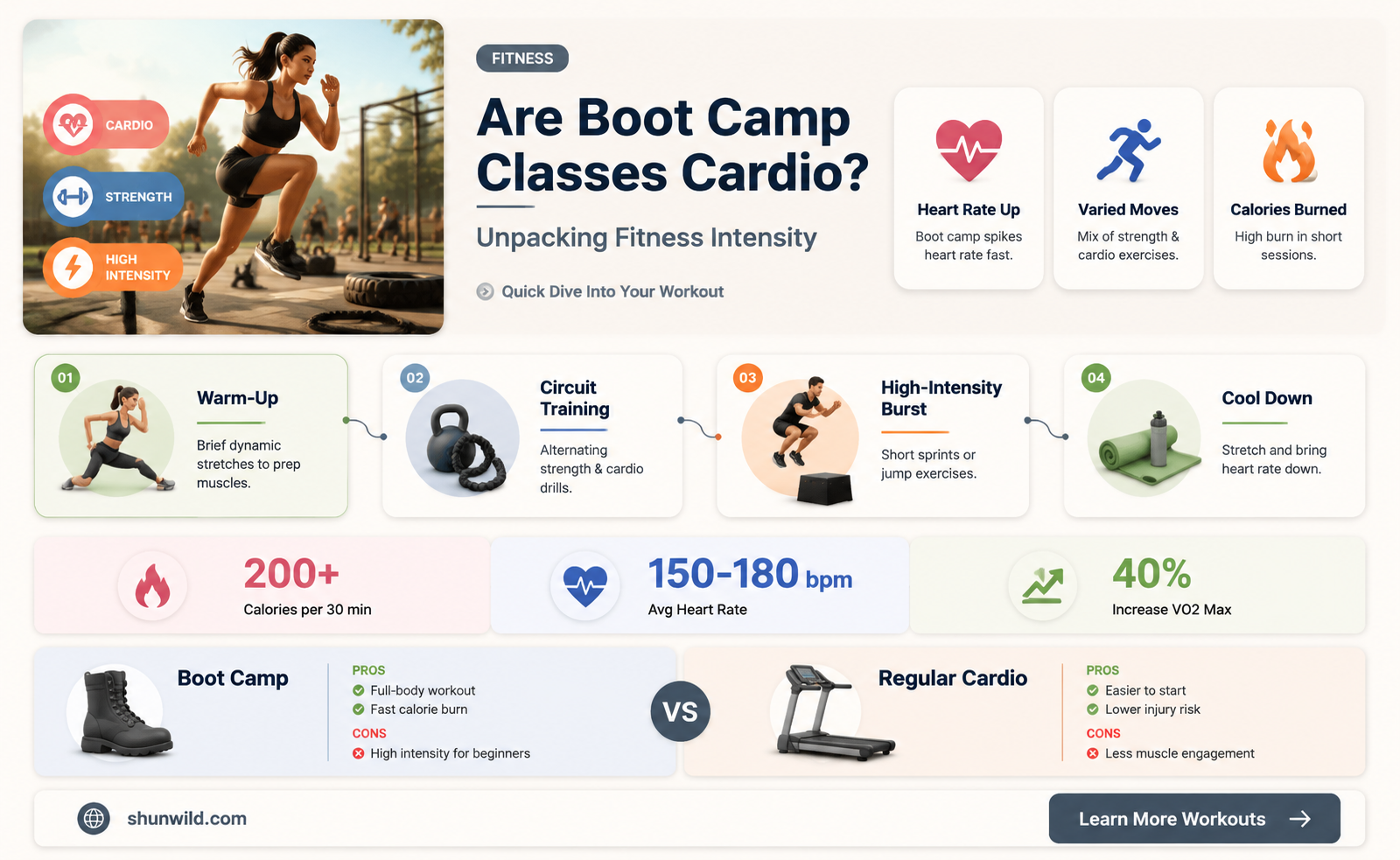 are boot camp classes cardio