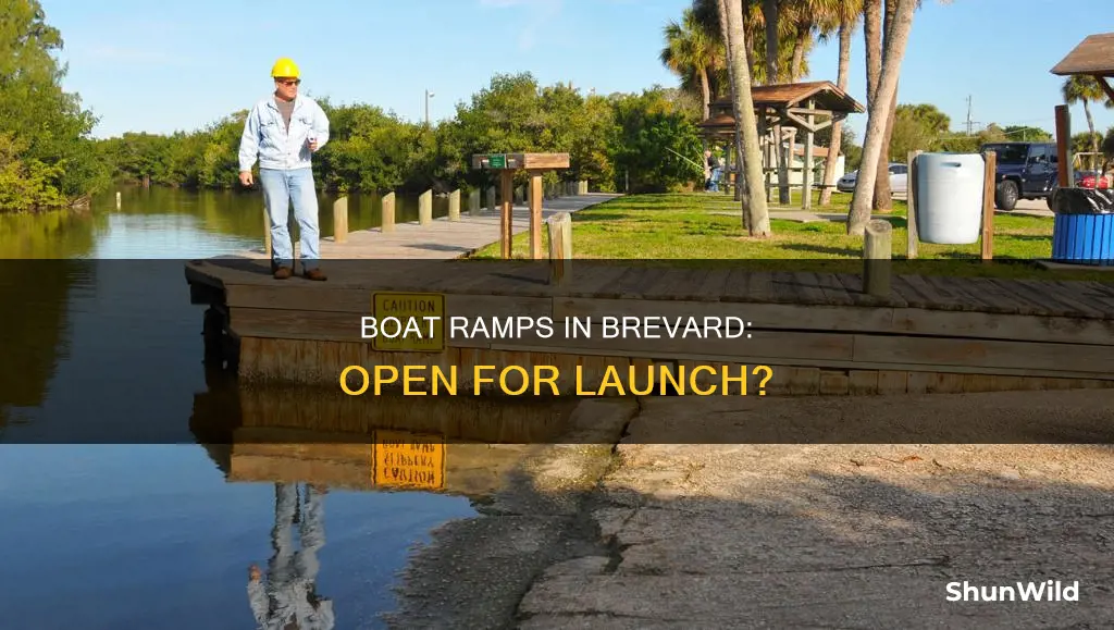 are brevard boat ramps open