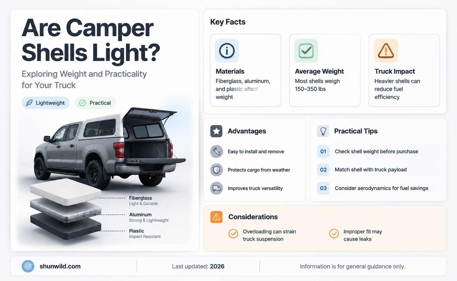 are camper shell light