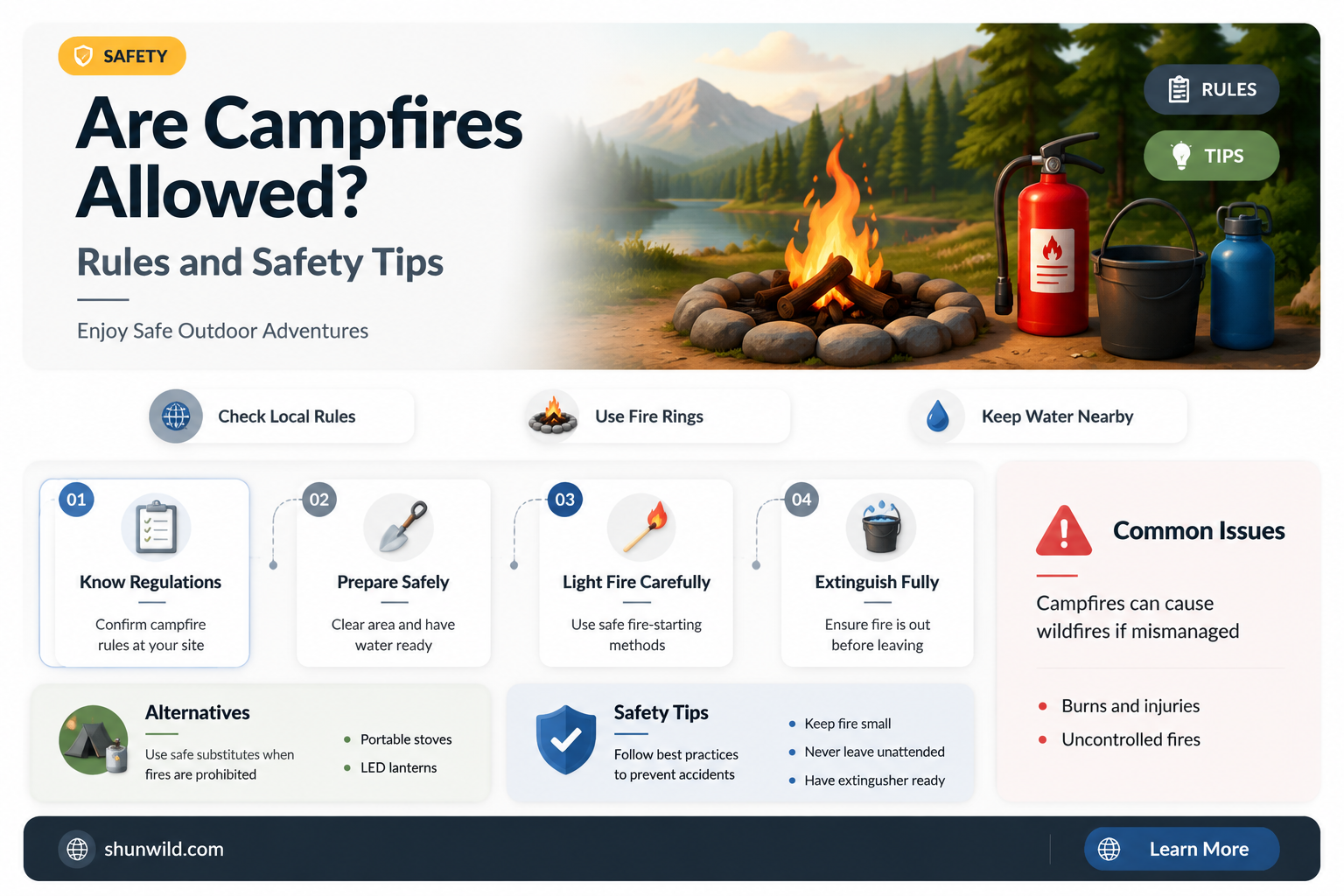 are camp fires allowed