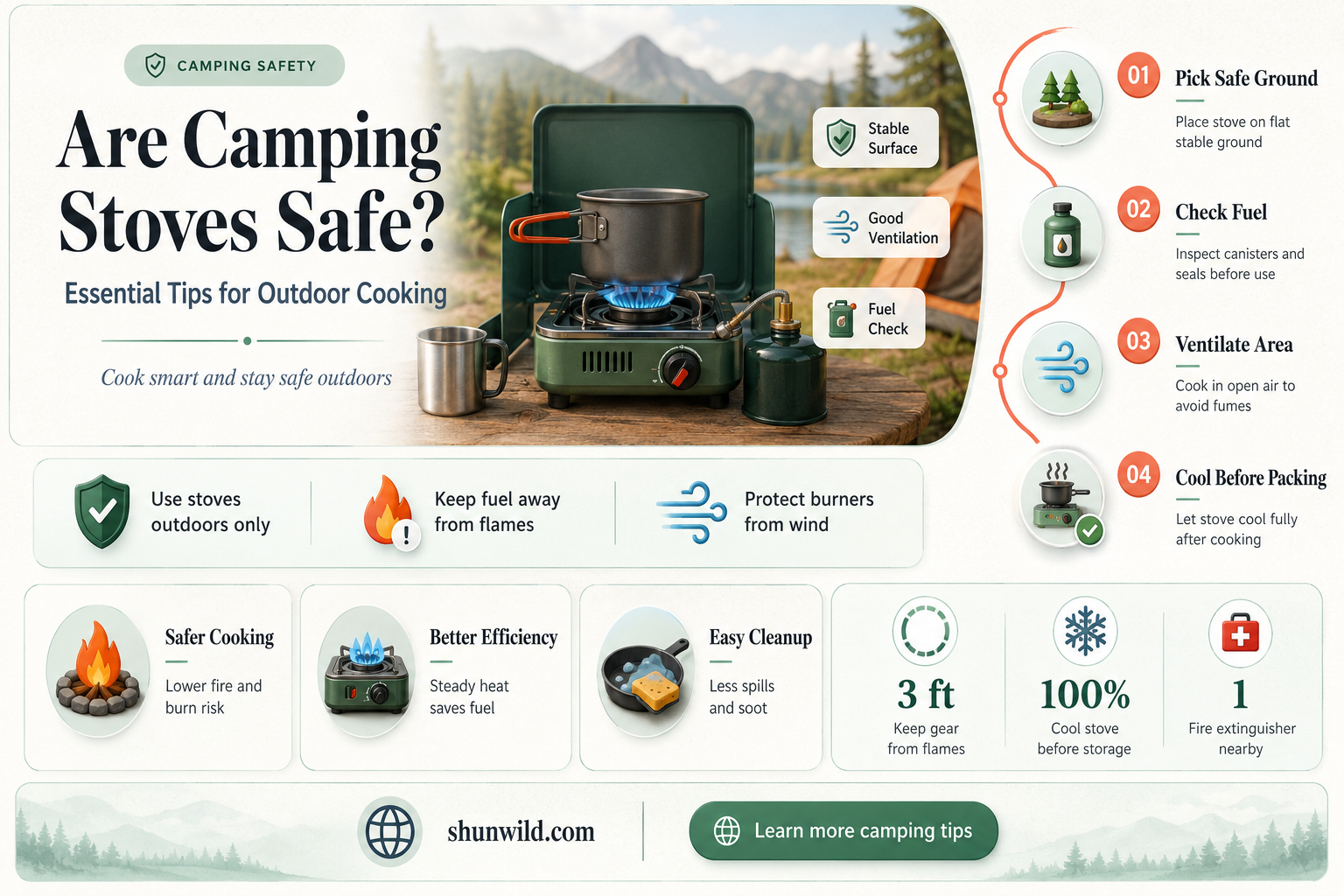are camping stoves safe