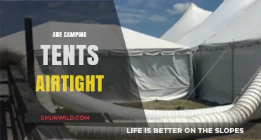 Are Camping Tents Airtight? Exploring Ventilation and Sealing Features
