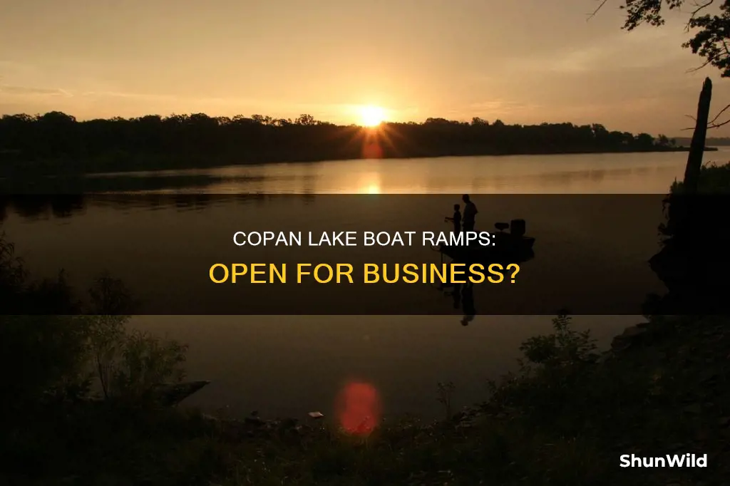 are copan lake boat ramp open