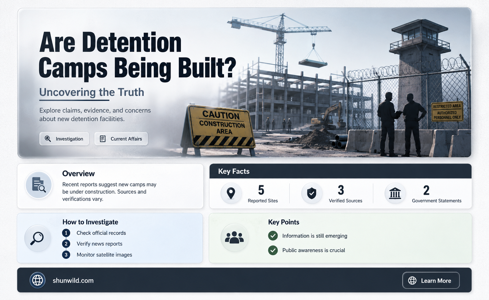 are detention camps being built