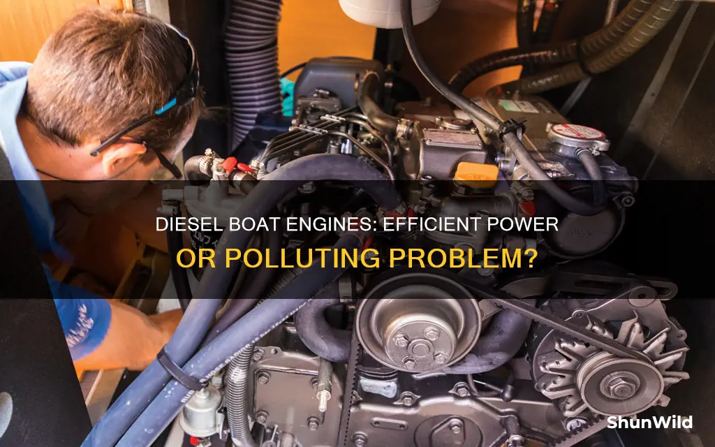 are diesel boat engines efficient