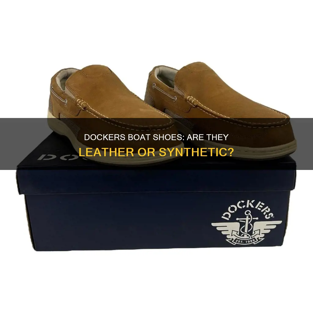 are dockers boat shoes leather