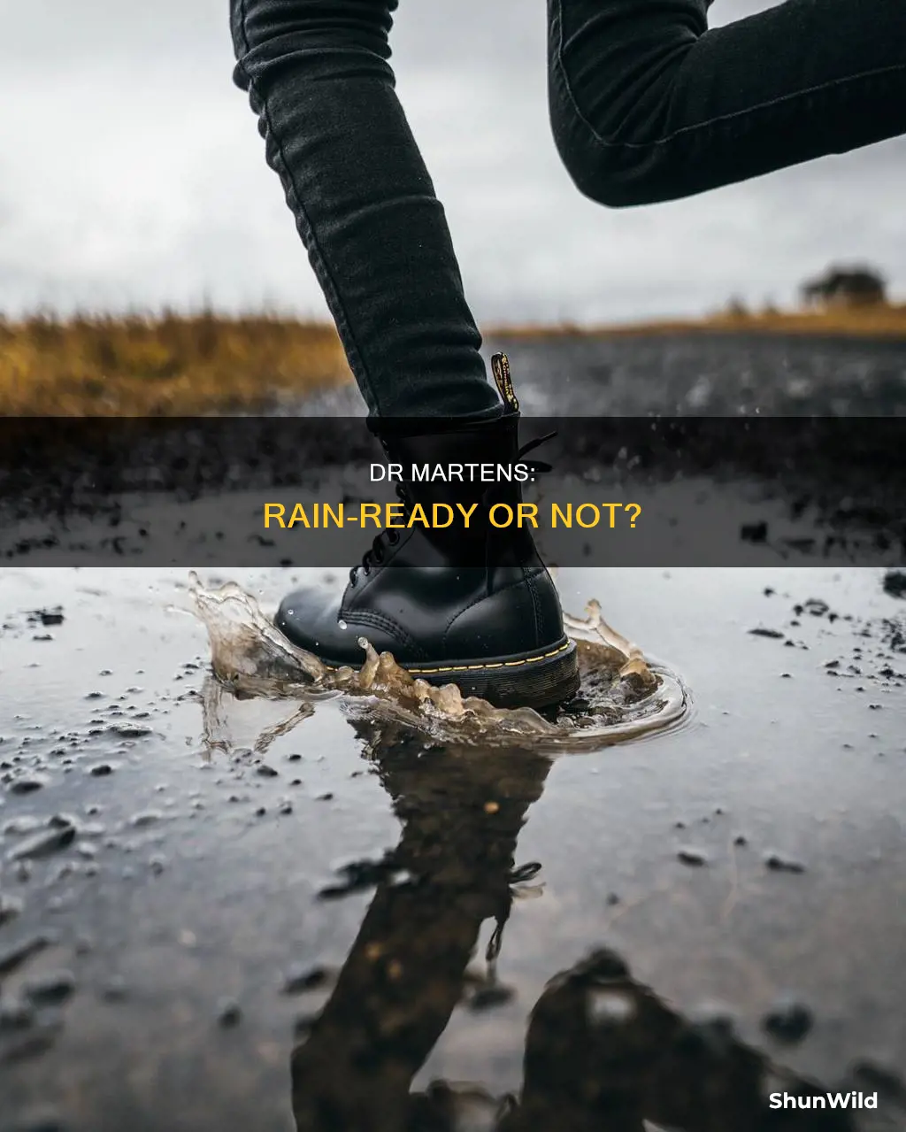 are dr martens a good rain boat