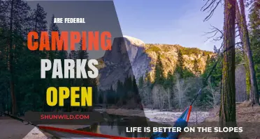 Are Federal Camping Parks Open? Current Status and Updates