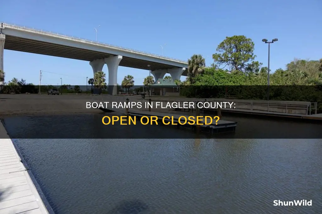 are flagler county boat ramps open