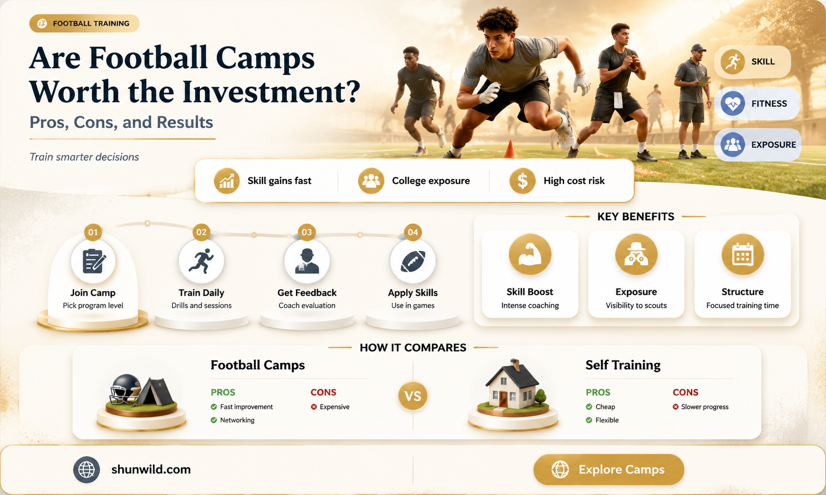 are football camps worth it