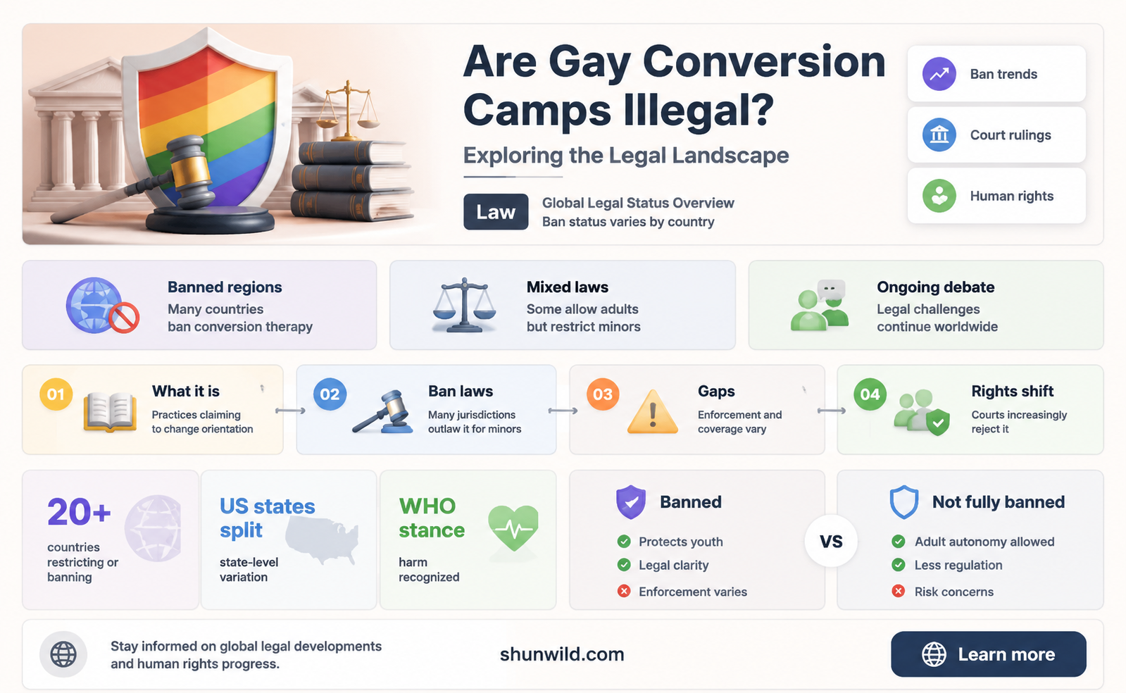 are gay conversion camps illegal