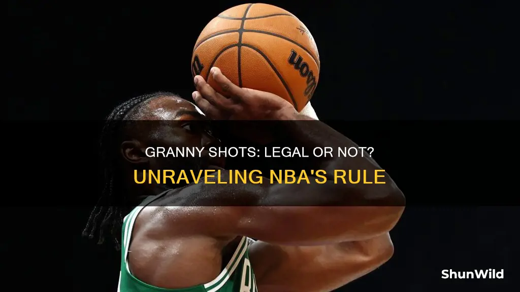 are granny shots legal in basketball