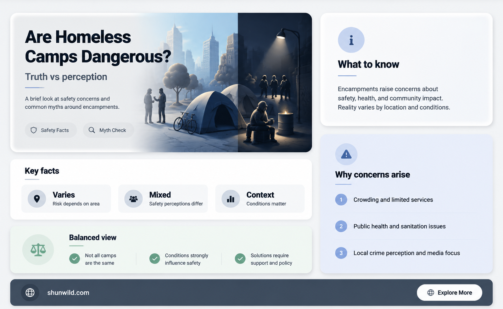 are homeless camps dangerous