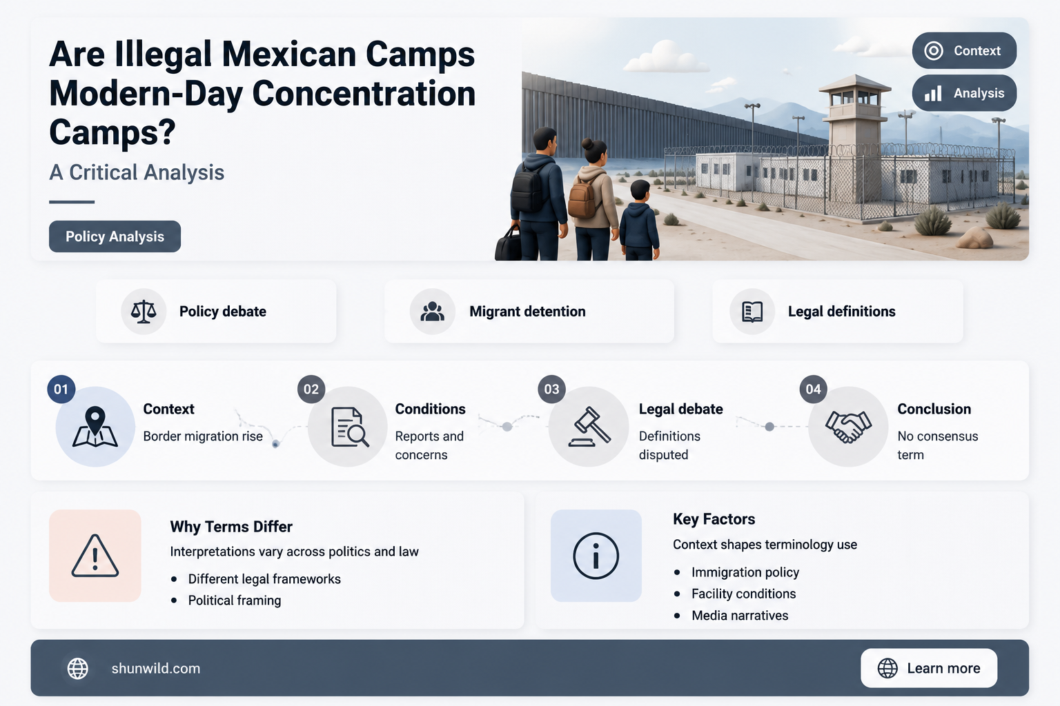 are illegal mexican camps concentration camps