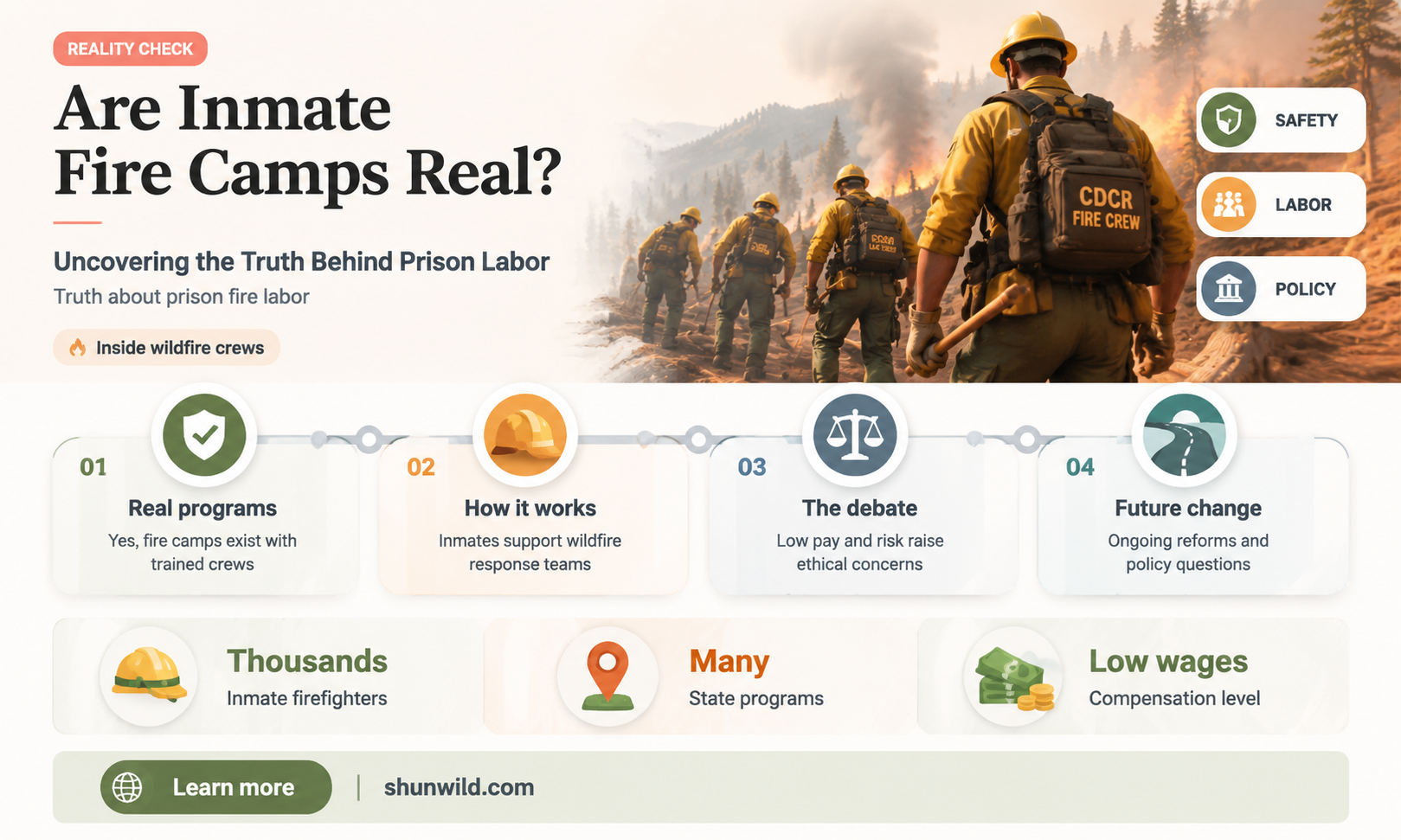 are inmate fire camps real