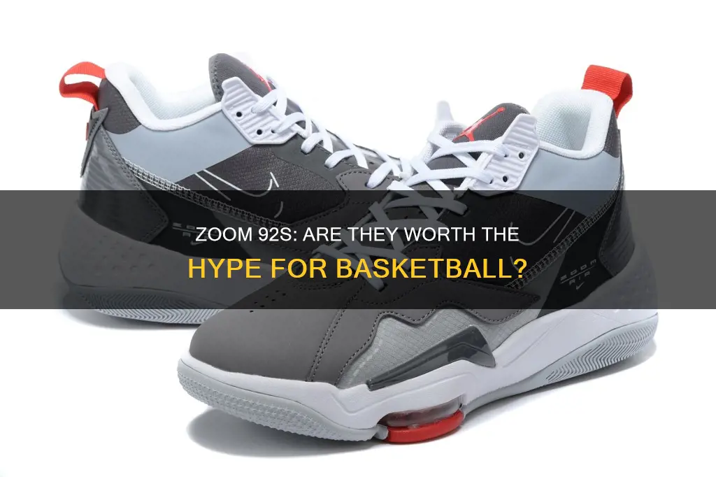 are jordan zoom 92 basketball shoes