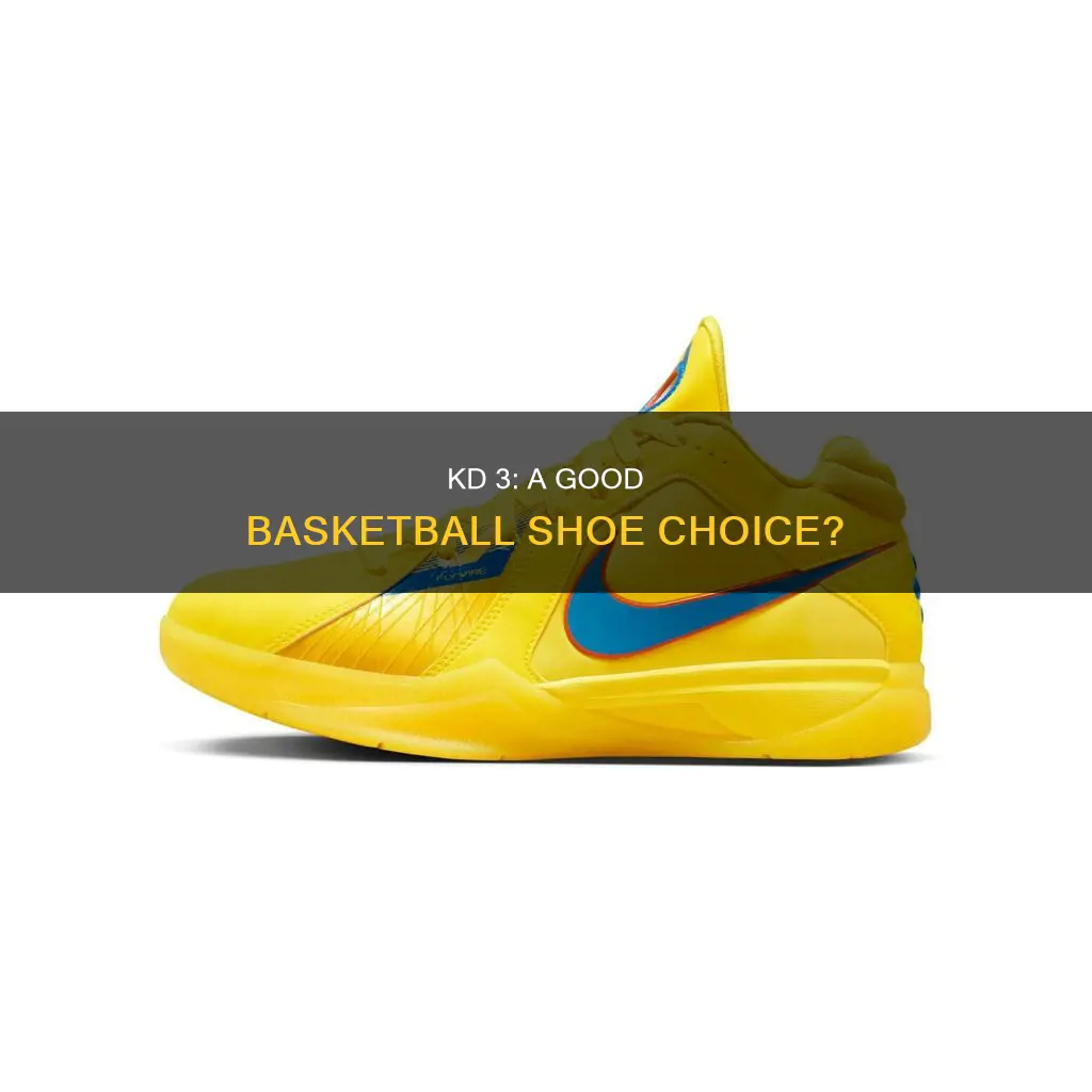 are kd 3 good basketball shoes