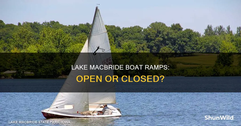 are lake macbride boat ramps open