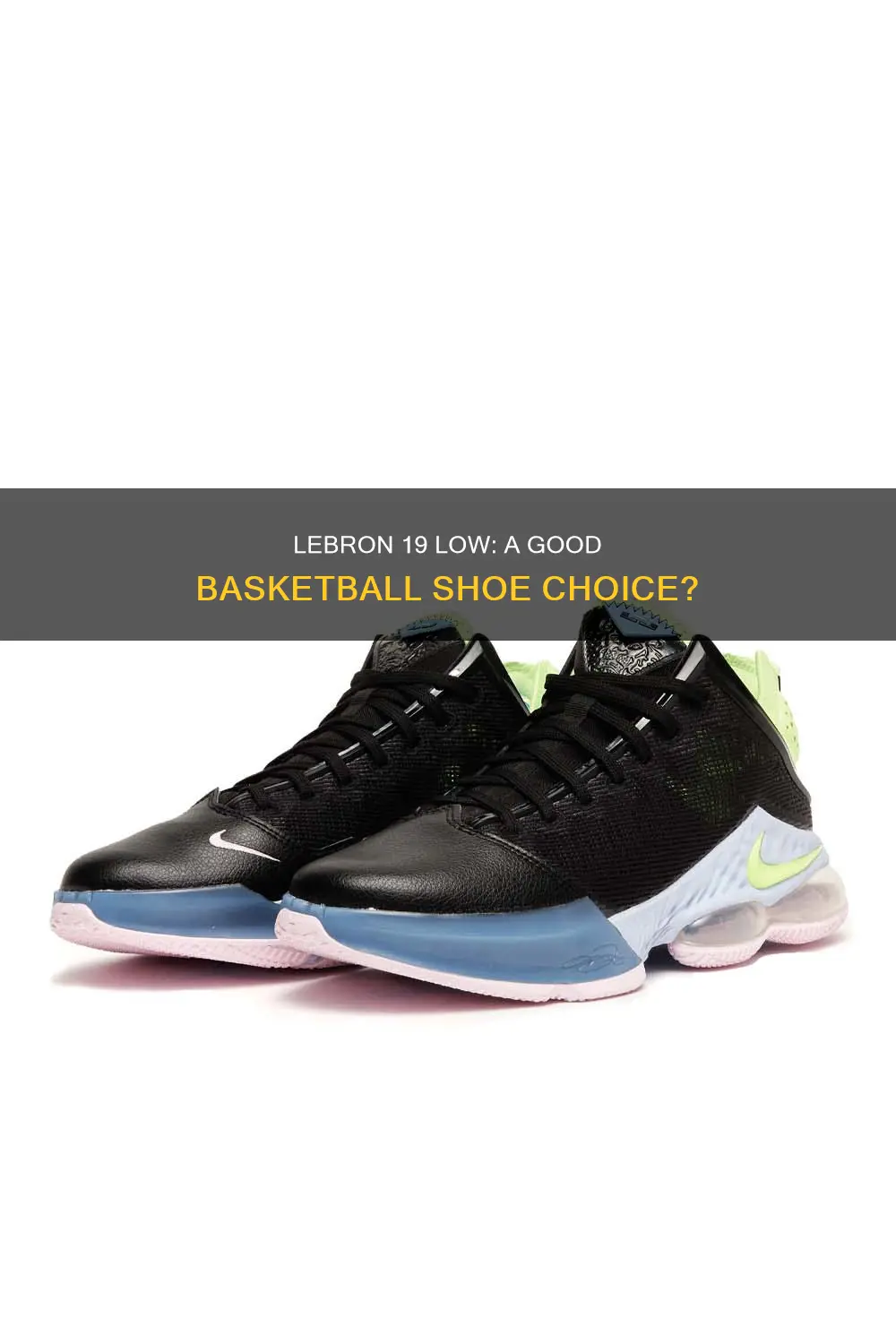 are lebron 19 low good basketball shoes