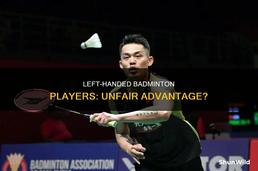 are left handed badminton players advantage