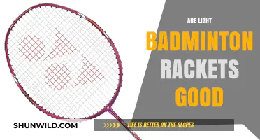 Light Badminton Rackets: Advantage or Disadvantage?