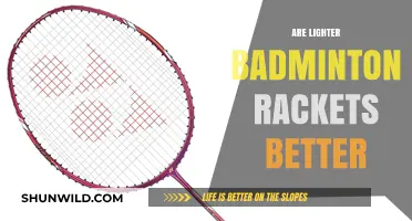 Lighter Badminton Rackets: Advantage or Disadvantage?