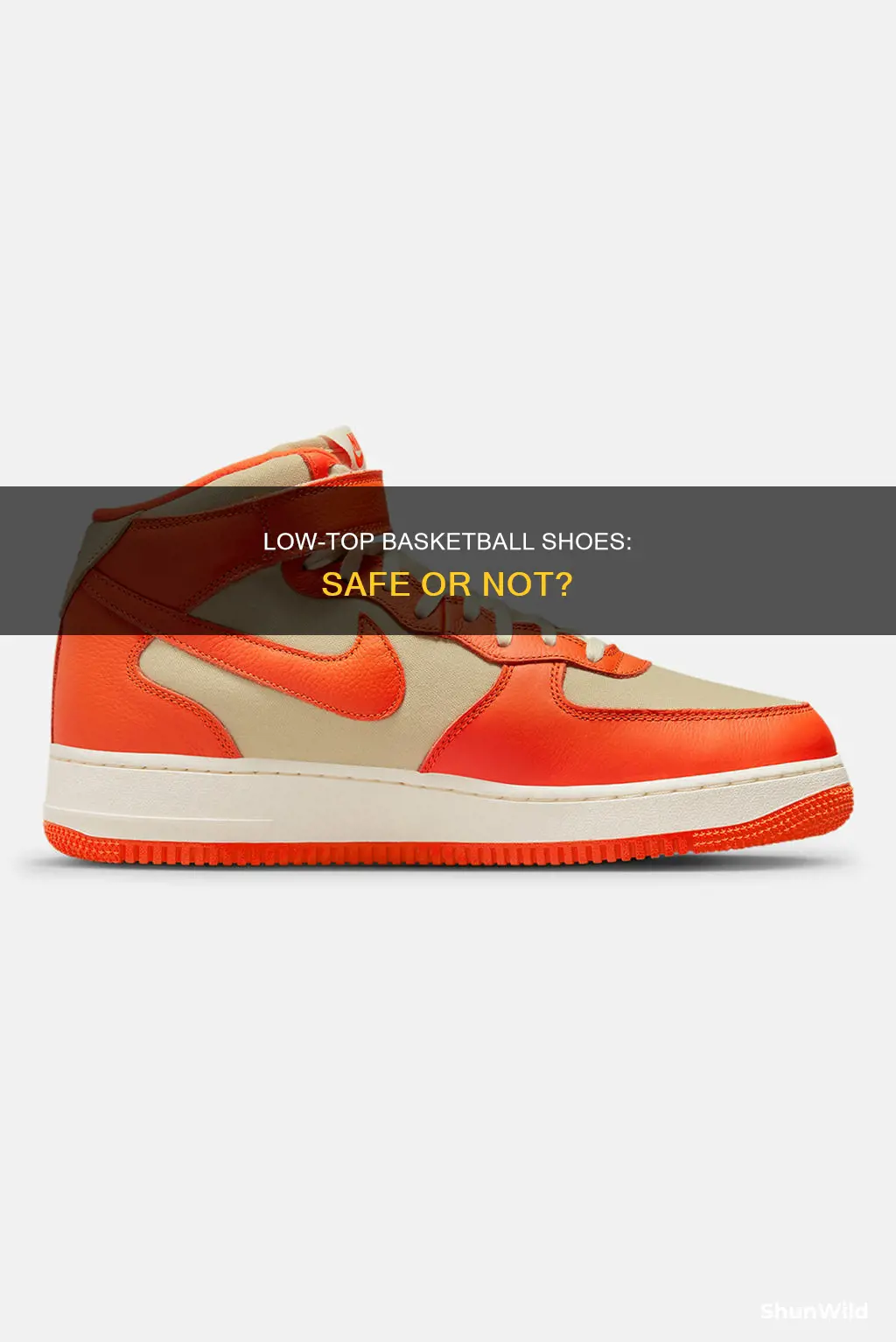 are low basketball shoes safe