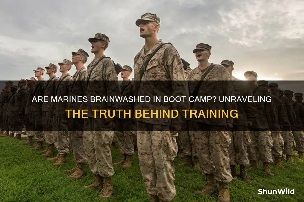 are marines brainwashed in boot-camp
