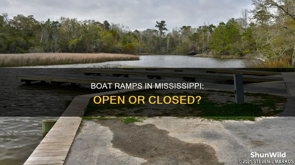 are mississippi boat ramps open