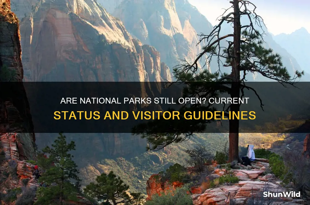 are national parks still open