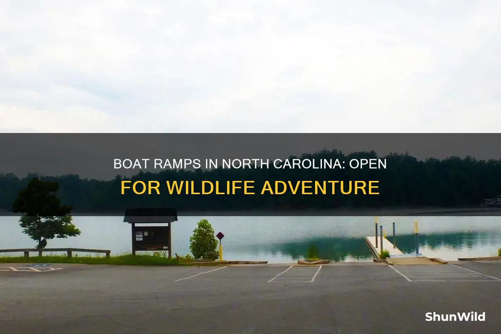 are nc wildlife boat ramps open