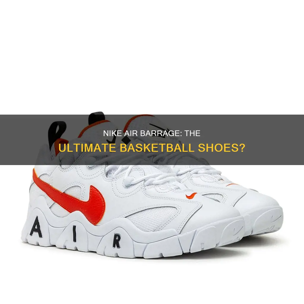 are nike air barrage basketball shoes