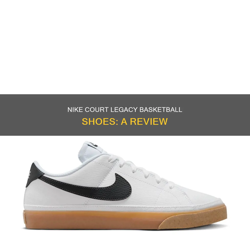 are nike court legacy basketball shoes