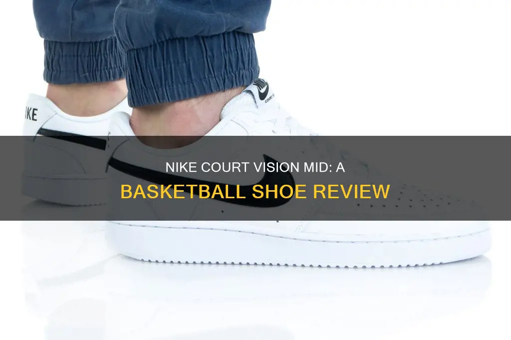 are nike court vision mid basketball shoes