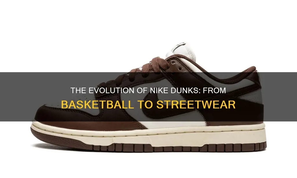 are nike dunks basketball shoes