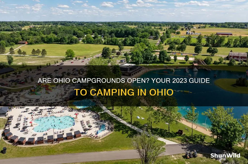 are ohio camp grounds open