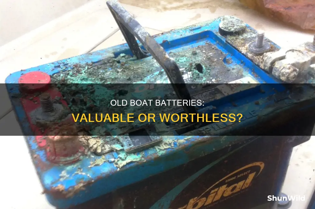 are old boat batteries worth money