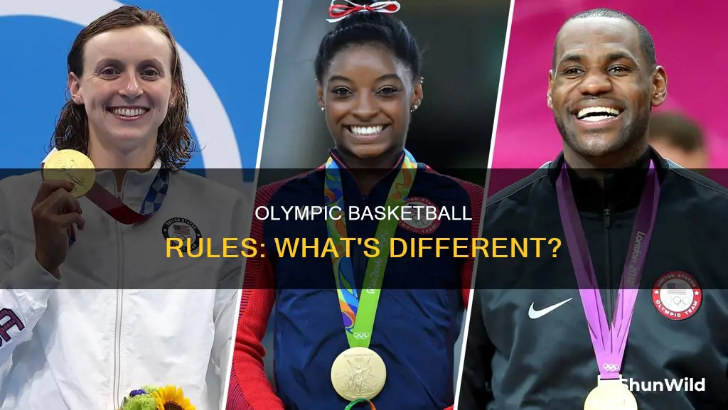 are olympic basketball rules different