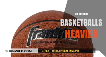 Outdoor Basketballs: Heavier or Lighter?