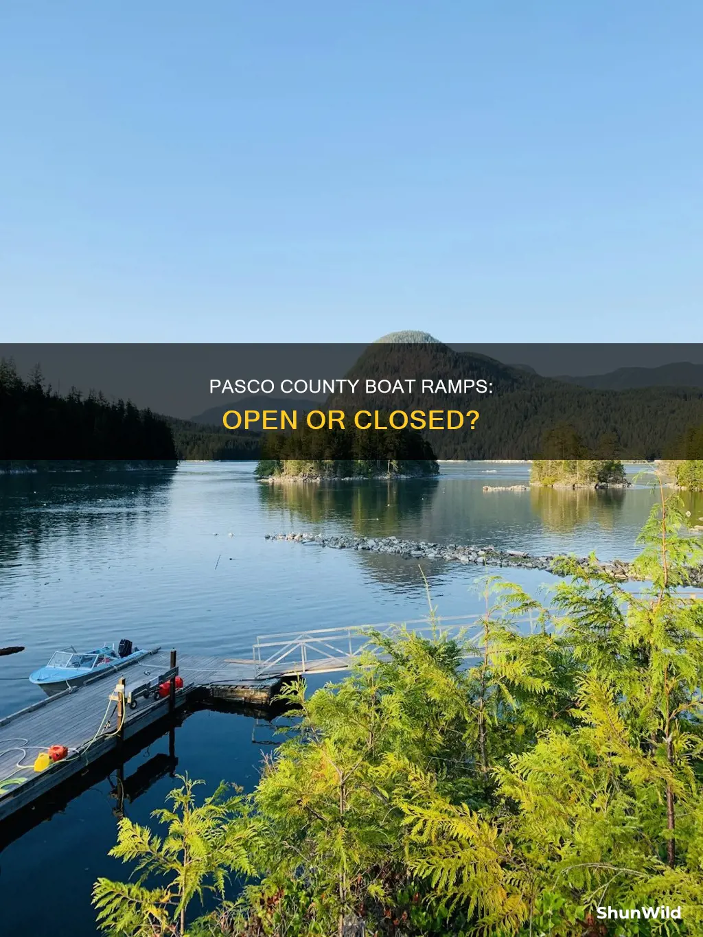 are pasco county boat ramps open