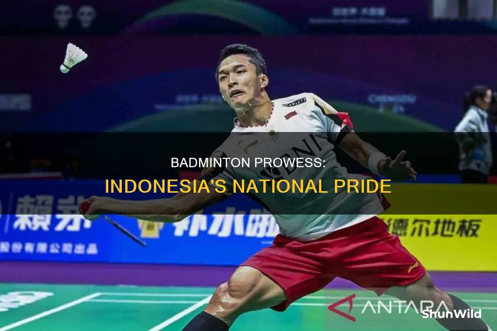 are people in indonesia really good at badminton