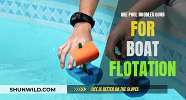 Pool Noodles: A Viable Option for Boat Flotation?