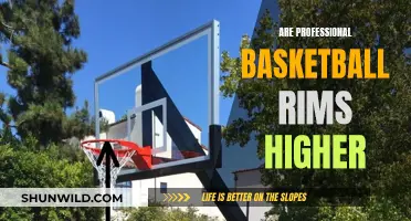 Basketball Rim Heights: Pro vs. Amateur